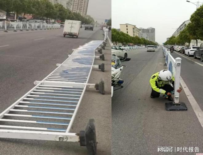乐鱼官方网站修复破坏交通护栏 保护市民出